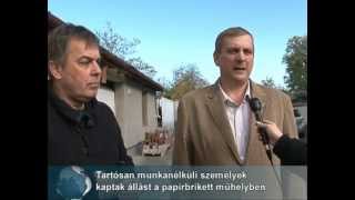 Papírbrikett műhely nyílt