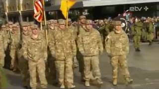 Эстонского меллитаризму вам в ленту ))) Военный парад в Таллине 24 февраля 2017 года