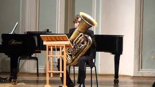 Lebedev tuba Concerto №2 by Yuri Afonin. Moscow State Conservatory