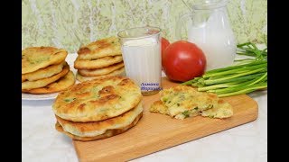 ЛЕНИВЫЕ КИТАЙСКИЕ ЛЕПЕШКИ с зеленым луком