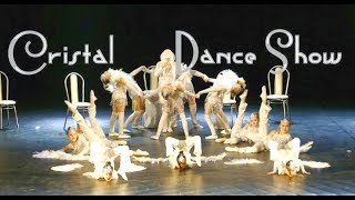 Crystal Show dance - элегантный детский танец с боа и веерами с перьями   настоящее танцевальное шо