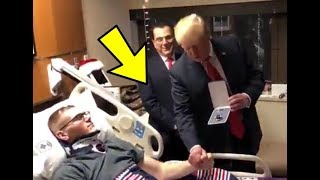 AMAZING: President Donald Trump Visits Wounded Veterans at Walter Reed Hospital for Christmas
