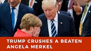 Angela Merkel on the ropes as Trump goes for KNOCKOUT blow