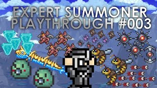 Terraria - Expert Summoner Playthrough #003 | DPS disaster