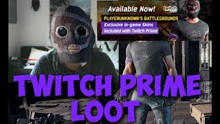 Twitch Prime Loot Skin Showcase - PLAYERUNKNOWN'S BATTLEGROUNDS