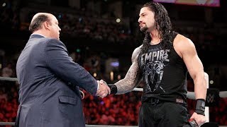 ULTIMA HORA Roman Reigns QUIERE SER MANEJADO por Paul Heyman