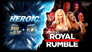 NEW GAME MODES!!! - Heroic Mode and All Female Royal Rumble - WWE SuperCard Season 4