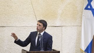 Gerusalemme, Renzi interviene alla Knesset