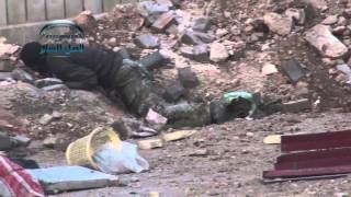 18+ 21+ Сирия: "Ахлю Шам". Трупы асадитов в районе Захра. Алеппо. 20.04.2014