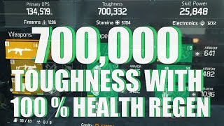 The Division Ultimate TANK BUILD 1.3 | 700K Toughness W/100% Health Regen | Never Die Again in DZ
