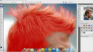 Photoshop Tutorial; How to change hair color in Photoshop CS3 and CS4![HD]