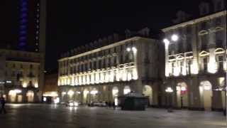 Turin (Italy) - Roundview at the Piazza Castello by night