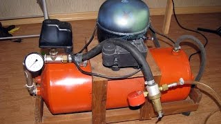 Самодельный компрессор ч.2 Запуск.