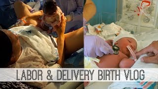 BIRTH VLOG (very emotional) | 19 & Pregnant