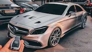 1200 л.с. CLS 63. Реакция сестры и бати на GT-R. Сарычев - хватит ли ему места? Mercedes-AMG. NISSAN