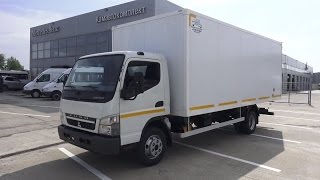 2016 Mitsubishi Fuso Canter FE85DJ. Обзор (интерьер, экстерьер, двигатель).