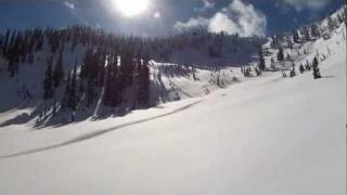 2012 ski doo summit X 163'' first ride with aerocharger filmed with liquid image video goggles