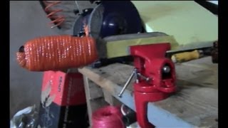 Как быстро сделать рукоять для ножа из Р6М5