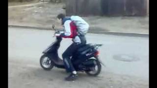 Пробуксовка на старте) Honda Dio Af-27