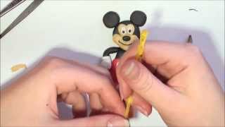 Лепим Микки Мауса из пластилина. Mickey Mause of clay