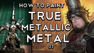 True Metallic Metal 01 - How to paint cool True Metals - TMM