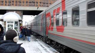 Прибытие ЭП2К-131 с поездом №123Н Новосибирск — Белгород