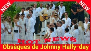 Obsèques de Johnny Hally­day : décou­vrez les chan­sons qui ont été jouées