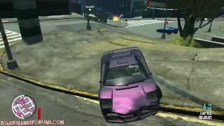 GTA IV: EFLC - PC - June 12, 2010 - BGF Event Vid #4 - Supercar Race - Taxi's PoV