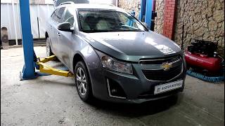 Замена расширительного бачка на Chevrolet Cruze 1,8 Шевроле Круз 2015 года