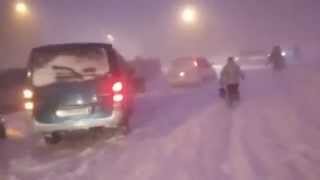 Комсомольск на Амуре метель утро