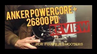 Anker PowerCore+ 26800 PD for Fujifilm XT3