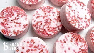 Make Rose Gold and Pink Salt Bath Bombs