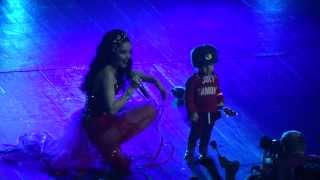 Natalia Oreiro and Merlín in Moscow 10.12.2013 Me Muero De Amor