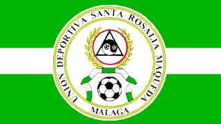 Bandera y Escudo de la Unión Deportiva Santa Rosalía Maqueda - Málaga Capital (Málaga)