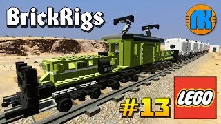 Brick Rigs \ #13 \ КРОКОДИЛ ДЛЯ РЕЛЬС С СОСТАВОМ ЦИСТЕРН В БРИК РИГС !!!