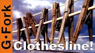How to put up a clothesline - GardenFork