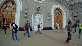 Вход на станцию метро "Проспект Мира" кольцевой линии 24.06.2017