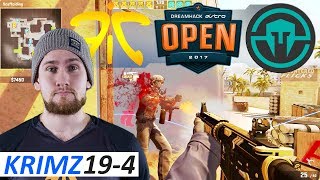 KRIMZ 19-4 POV / fnatic vs Immortals / DreamHack Open Summer 2017