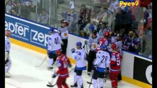 ЧМ 2011. Артюхин и трое финов.