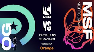 Misfits Gaming vs Origen | LEC Spring split 2020 | Semana 3 | League of Legends