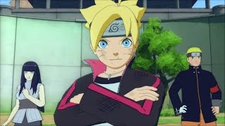 Boruto, Naruto & Hinata vs Sarada, Sasuke & Sakura | Naruto Shippuden Storm 4