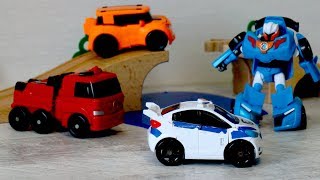 Тоботы - Трансформеры и супер гонки. Игрушечные машинки