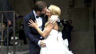 SPOSI MICHELLE HUNZIKER E TOMASO TRUSSARDI 10 OTTOBRE 2014