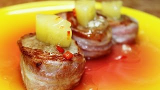 МЕДАЛЬОНЫ ИЗ ВЫРЕЗКИ В БЕКОНЕ.