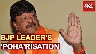 Kailash Vijayvargiya Identifies Bangladeshi Workers With Poha, Faces Outrage