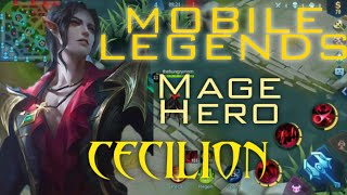 NEW MOBILE LEGENDS MAGE HERO: " CECILION " Mobile Legends Bang Bang - Practice Mode