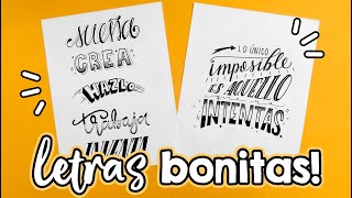 ¿Cómo hacer letras bonitas? PARTE 8!! ✄ Barbs Arenas Art!
