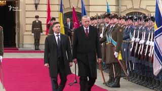 «Слава Україні!» - Реджеп Ердоган привітався з почесною вартою
