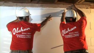 Olshan Basement Waterproofing | Water Lock™ Plus Waterproofing System Installation