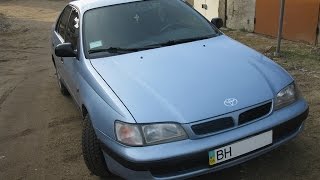 Замена задней опоры стойки Toyota Carina E.